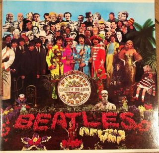 Beatles Sargent Sgt Peppers Lonely Hearts Club Band Record Lp