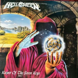 Helloween " Keeper Of The Seven Keys ",  1987 Album 33rpm Lp Record Heavy Metal