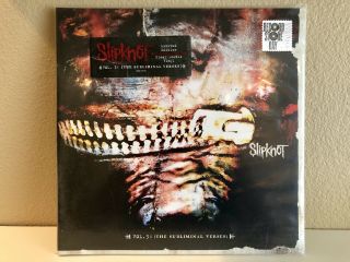 Pre - Owned Slipknot - Vol 3 Subliminal Verses 2014 Rsd Vinyl Record 2 Disc Clear