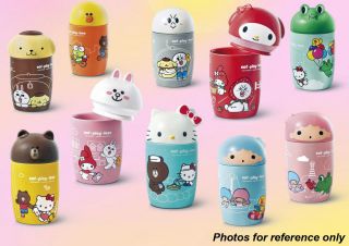 Line Friends Sanrio Characters Pompompurin Cony Ceramic Mug Cup Limited Edition 3