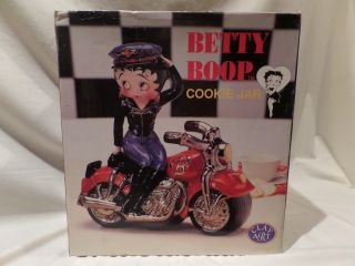 Betty Boop On Motorcycle - Cookie Jar 2000