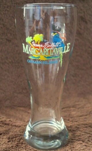 Jimmy Buffett Margaritaville Cayman Islands Tall Pilsner Glass 8 "