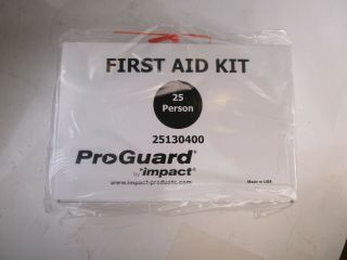 Impact 25 Person First Aid Kit With Metal Case Osha Approved Item 25130400
