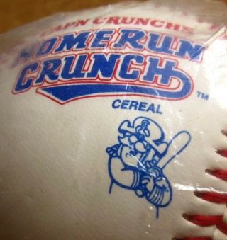 CAP’N CRUNCH baseball Home Run Crunch cereal Quaker Oats 2007 2