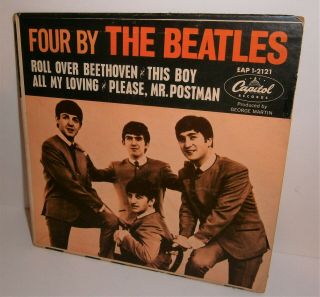 The Beatles Four By The Beatles Ep Jacket Only Capitol Eap 1 - 2121
