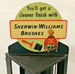 Antique Sherwin Williams Paint Brush Display 5