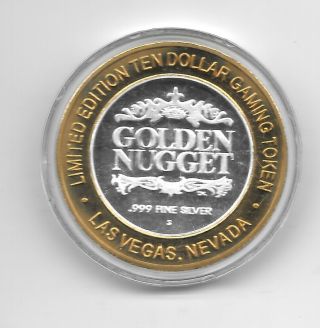 Golden Nugget Silver Strike Casino $10.  999 Coin Proud And Eagle