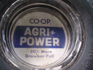 Vintage Co - Op Agri Power 13.  6 - 26 Nylon Tire Ashtray