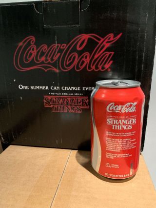 One 2019 Can of Coke From Stranger Things Season 3 1985 Limited Edition Set 4