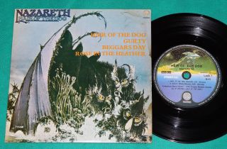 Nazareth - Hair Of The Dog Brazil Only Rare 4 Track 7 " Ep 1975