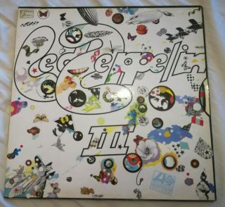 Led Zeppelin - Iii Atlantic K 50002 Vinyl Lp Album Repress 1970