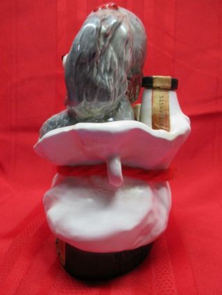 1973 Tiffiny The Poodle Dog Jim Beam Empty Decanter With Label 5