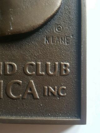 (2) Dachshund Club of America Bronze Plaques - Katharine Lane - 3
