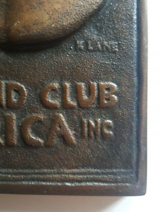 (2) Dachshund Club of America Bronze Plaques - Katharine Lane - 6