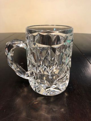 Tiffany & Co.  Rock - Cut Beer Mugs in Crystal (Set of 4) - Retail for $50 ea 2