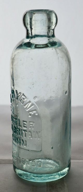 Old Hutch Hutchinson soda bottle – A.  J.  BYRNE Britain CT - CT0114 2