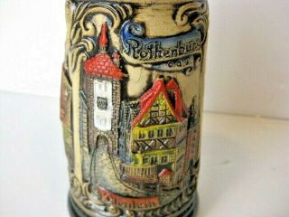 Zoller & Born Hand Painted made Beer Stein Made in Germany 95 Zinn pewter 3