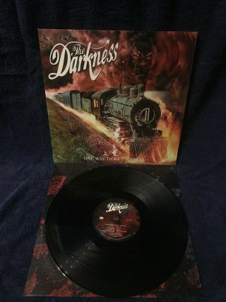 The Darkness - One Way Ticket To Hell And Back Lp Vinyl 12 " Og Pressing N/m