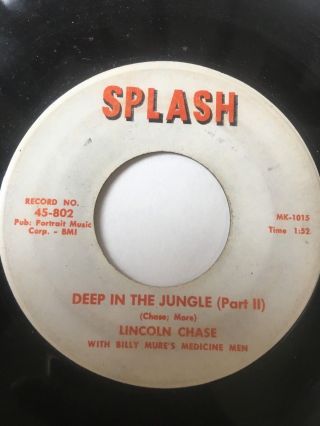 Jungle Exotica R&b 45/ Lincoln Chase " Deep In The Jungle " Hear