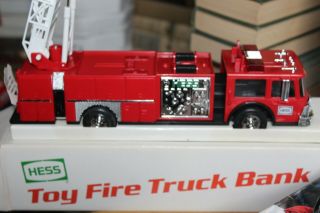 Hess Toy Fire Truck Bank