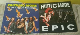 Faith No More - From Out Of Nowhere (vinyl),  Faith No More - Epic (vinyl) Vg,