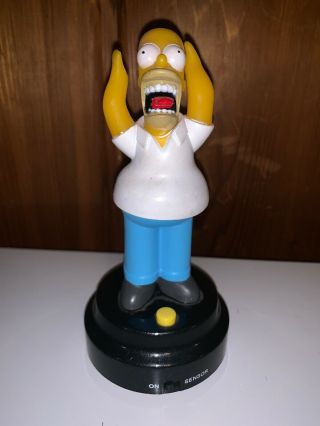 Rare 2004 Homer Simpson Talking Figurine - - By Gemmy Industries Corp.