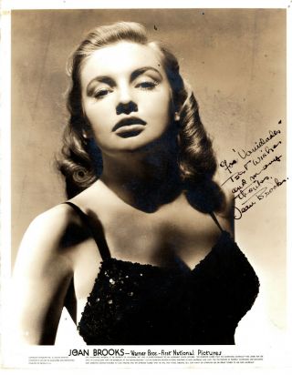 Actress Jean Brooks,  Signed Vintage Studio Photo
