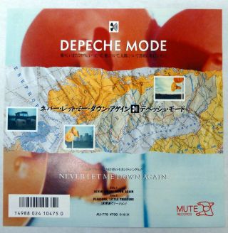 Depeche Mode 7 " Never Let Me.  /pleasure Little.  Mute Japan Near Rp131