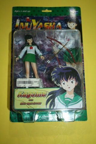 Rumiko Takahashi Inuyasha Kagome Action Figure With Bow & Arrow Toynami 2004 Nib