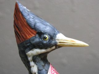 SKI COUNTRY IVORY BILLED WOODPECKER MINI SIZE DECANTER FOSS CO 5