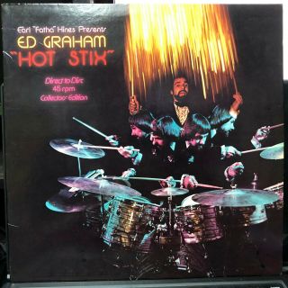 Ed Graham Hot Stix M&k Real Time Rt - 106 45 Rpm Direct To Disc Still