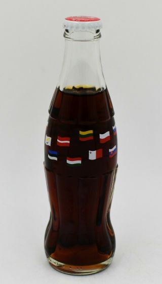 2004 European Union A10 Expansion 10 Flag Coca Cola Bottle Coke Czech Republic