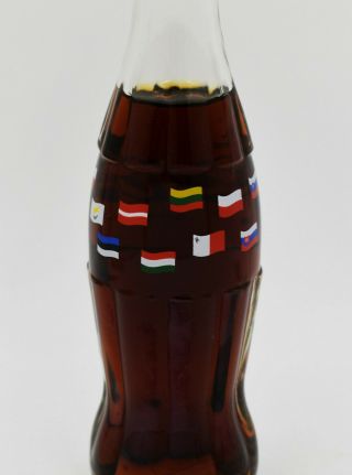 2004 European Union A10 Expansion 10 Flag Coca Cola Bottle Coke Czech Republic 2