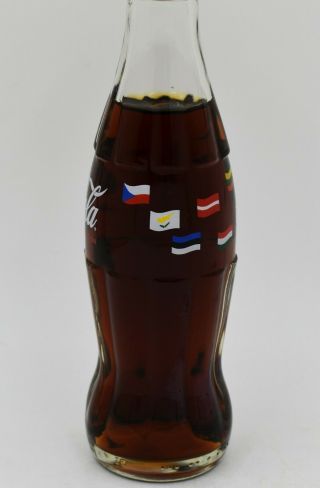 2004 European Union A10 Expansion 10 Flag Coca Cola Bottle Coke Czech Republic 5