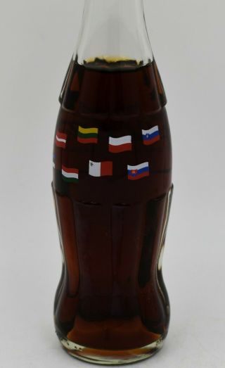 2004 European Union A10 Expansion 10 Flag Coca Cola Bottle Coke Czech Republic 6