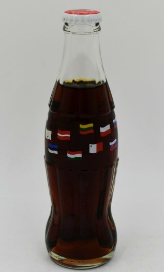 2004 European Union A10 Expansion 10 Flag Coca Cola Bottle Coke Czech Republic 7