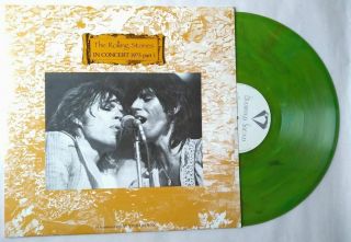 The Rolling Stones - In Concert 1975 Part 1 - Marbled Colored 2lp - Set - Very Rare