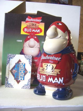 Budweiser Budman 30th Annv Stein Cs401