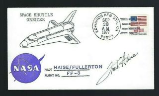 Fred Haise Signed Cover Nasa Astronaut Apollo 13 Space Exploration