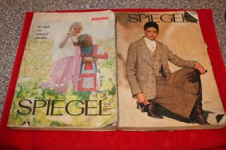 (2) 1977 Spiegel Catalogs Spring & Summer Fall & Winter Groovy Bell Bottoms
