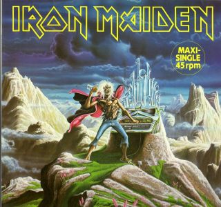 Iron Maiden " Run To The Hills " 1985 German Emi Records 3 Track Maxi Single