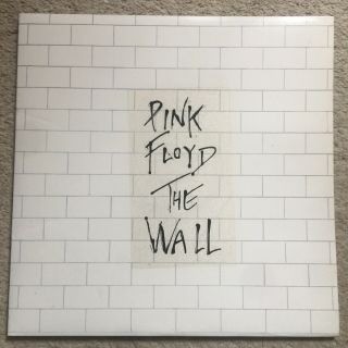 Pink Floyd - The Wall - 1979 1st Press Uk Near,  “sticker”