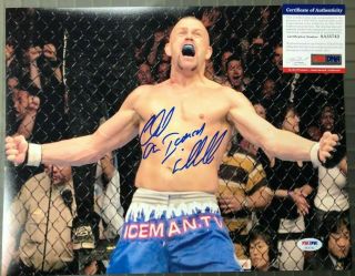 Chuck Iceman Lidell Signed 11x14 Signed Photo Mma Auto Psa/dna