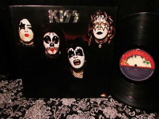 Rare 1974 Orig " Kiss " 1st Lp Hard Heavy Infectious & Sexy " Strutter