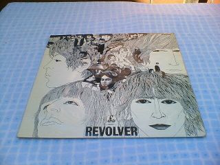 Beatles Rare Uk Revolver Stereo 1st Dr Robert On Label & Sleeve Dash 1 Matrixes