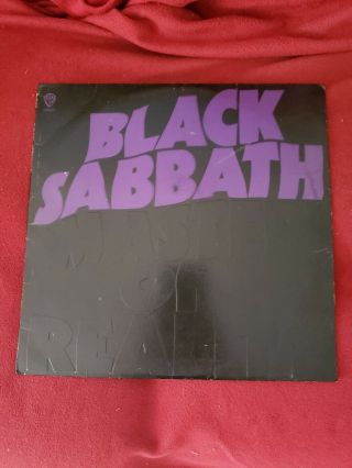 Black Sabbath True 1st Press Masters Of Reality 3 Songs Not On Jacket