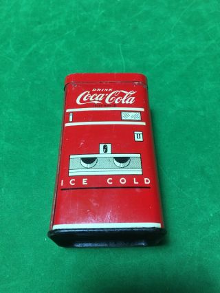 Coca - Cola Tin Coin Bank 3 7/8 X 2 1/8