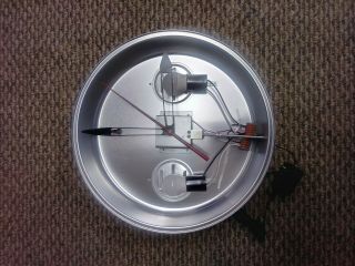 Round Pam Style Clock Can 15 " W/ Motor And L E D Lighting