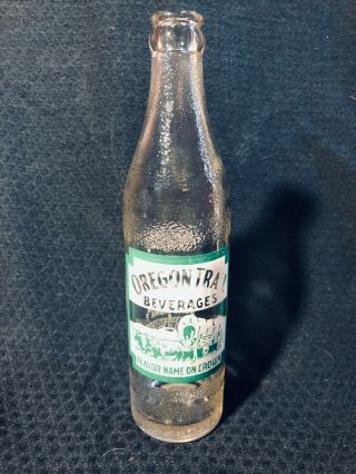 1938 Oregon Trail Beverages Acl Soda Bottle Sidney & Alliance Dr Pepper