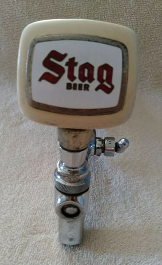 Rare Vintage Stag Beer Keg Tap Tapper Complete